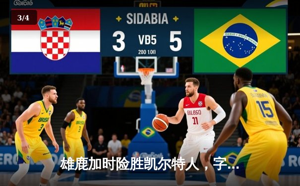 雄鹿加时险胜凯尔特人，字母哥狂砍44分带队逆转 - 3